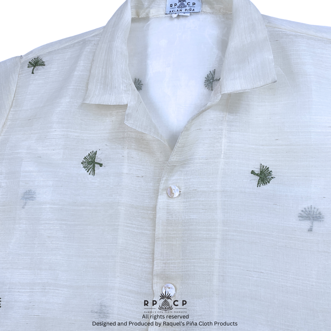 Anahaw Piña Barong (Olive Green)