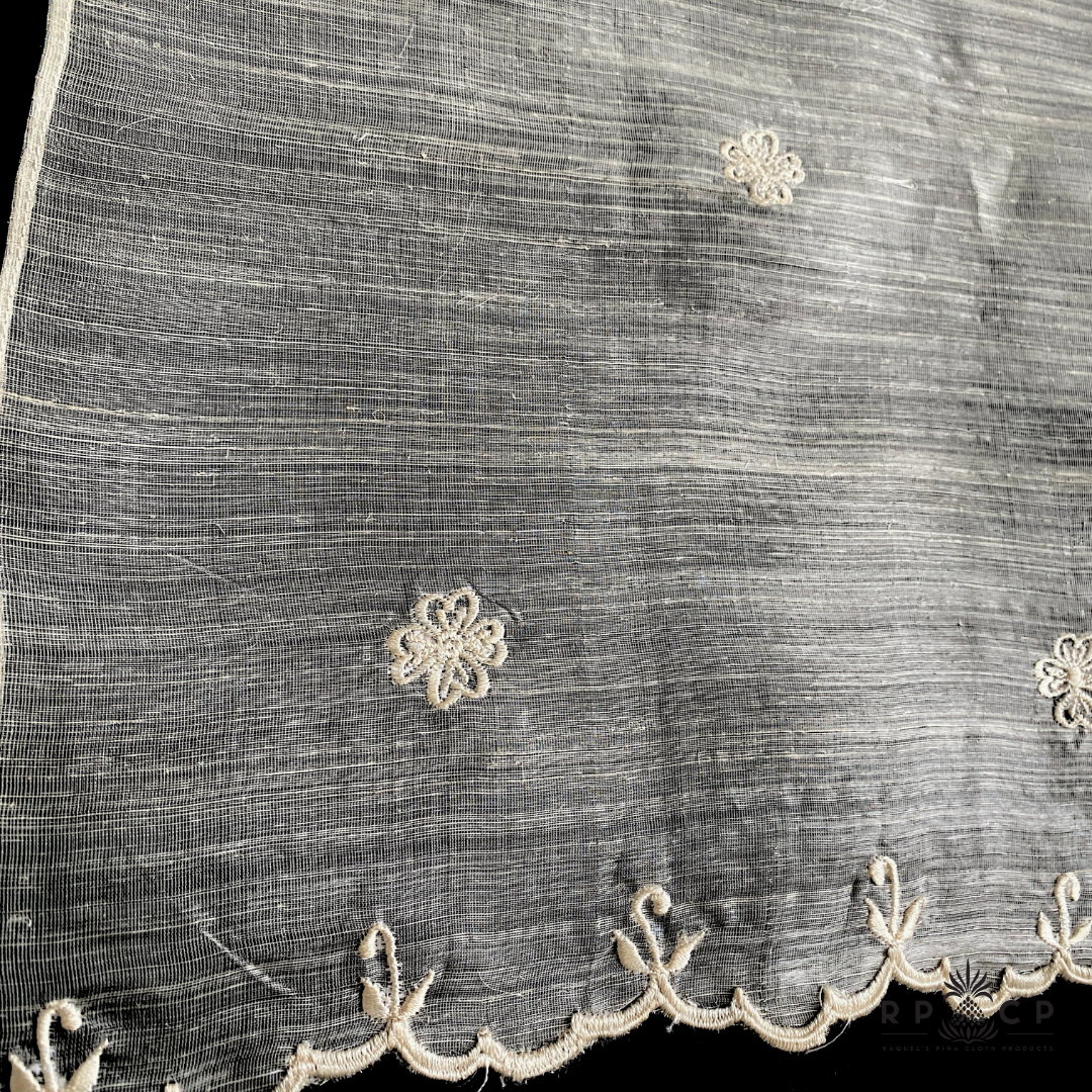 PIÑA SEDA SACRF WITH EMBROIDERY