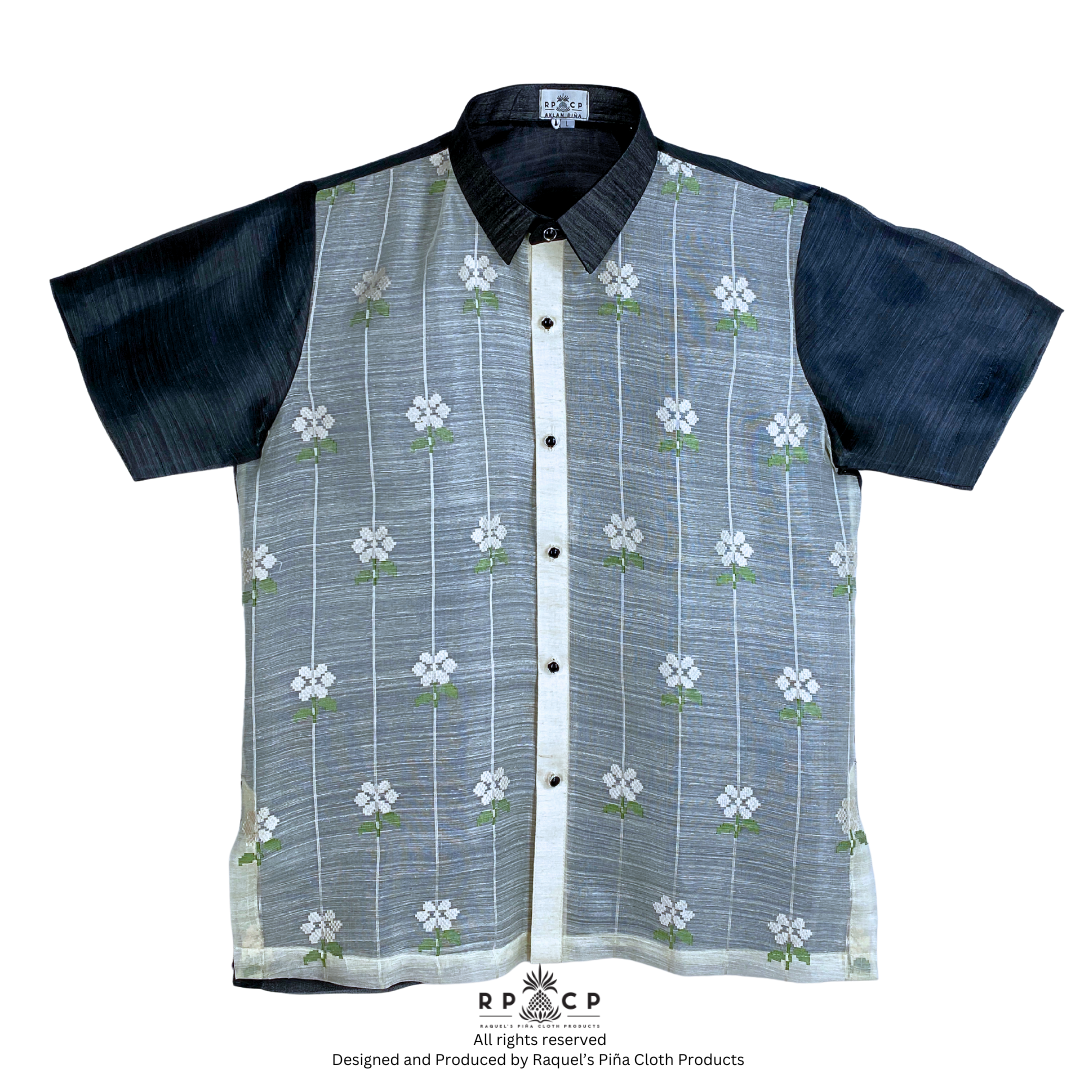 SAMPAGUITA PIÑA BARONG SUKSOK (SHORT SLEEVES)