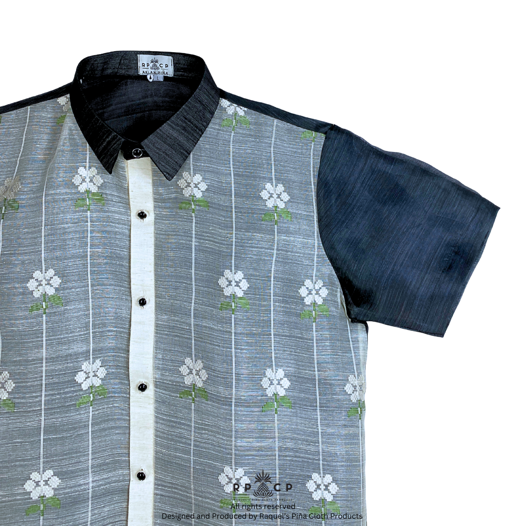 SAMPAGUITA PIÑA BARONG SUKSOK (SHORT SLEEVES)