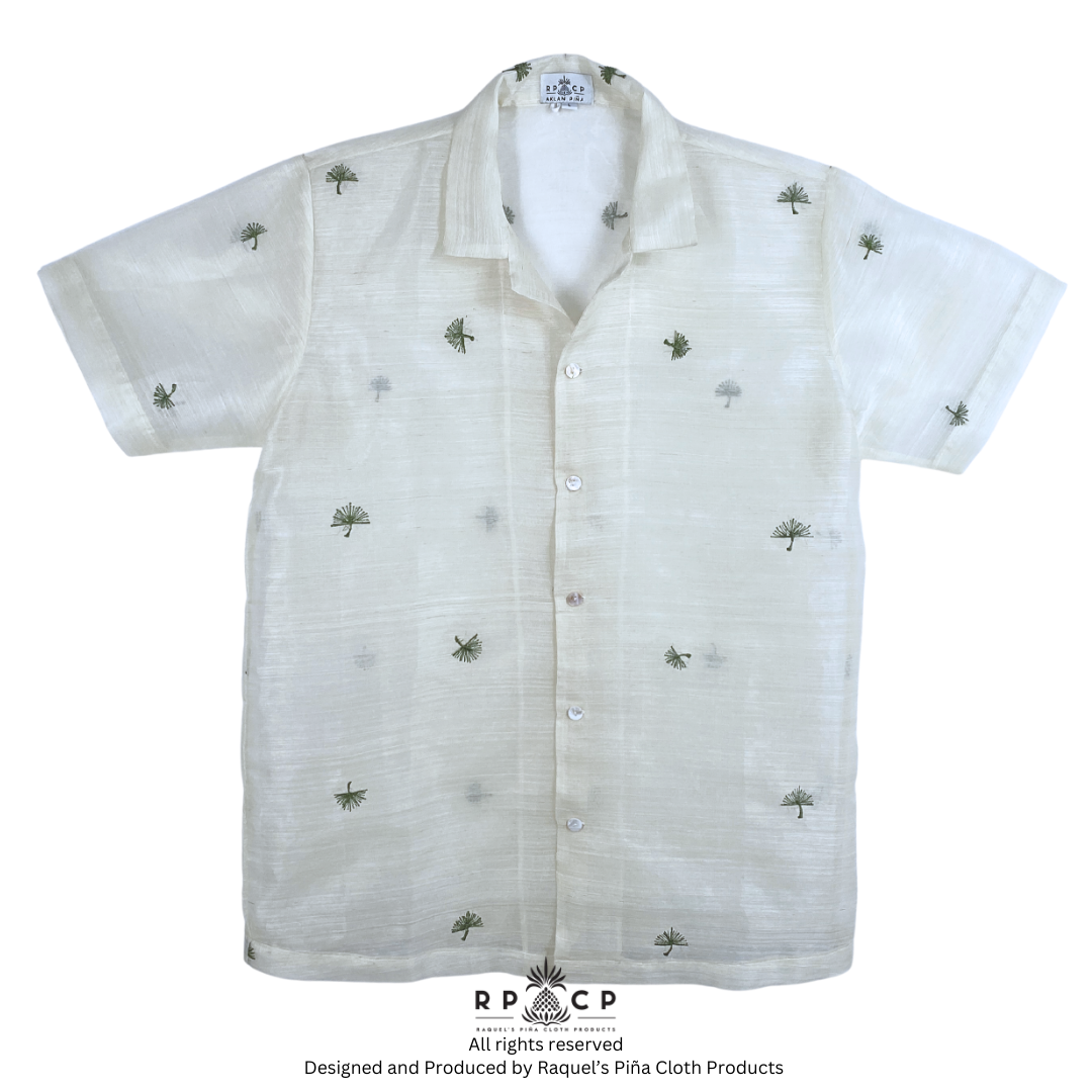 Anahaw Piña Barong (Olive Green)
