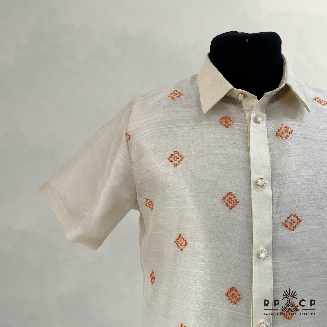 PIÑA BARONG SUKSOK (SHORT SLEEVES)