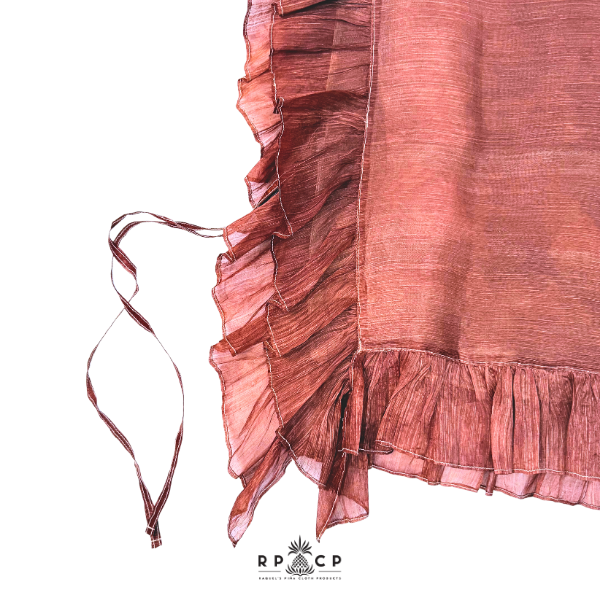 PIÑA PONCHO-PLAIN (MAHOGANY)