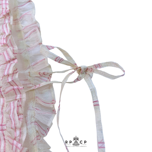 PIÑA PONCHO (PINK CHECKERED)