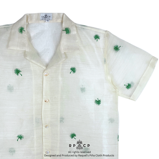 Anahaw Piña Barong (Forest Green)