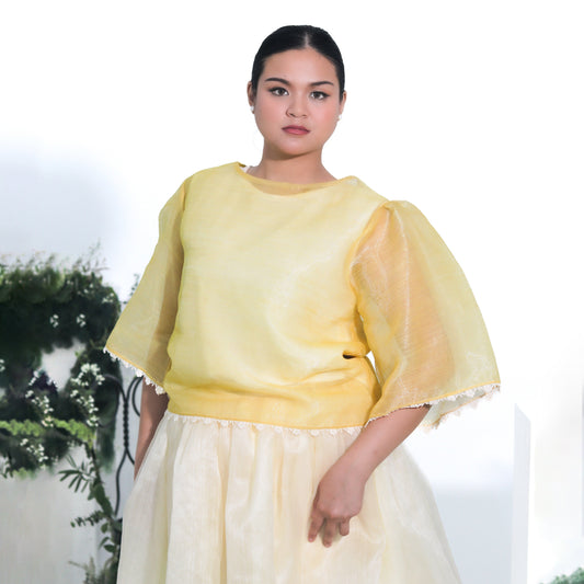 Talisay Piña Kimona (Short Sleeves)